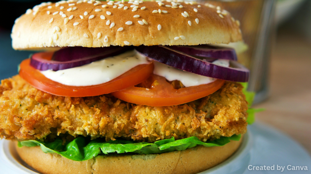Crispy and Juicy Fried Chicken Burgers