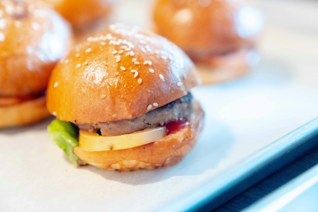 A step-by-step collage showing the process of forming slider patties. — cheeseburger sliders recipe