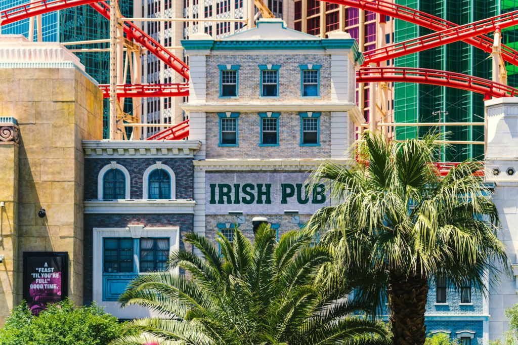 A vibrant play area at a Las Vegas burger restaurant. — family-friendly burgers Las Vegas