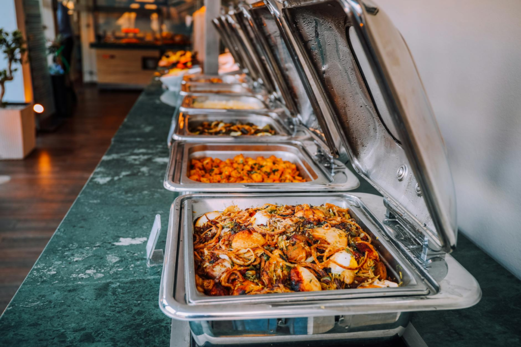 An array of holiday side dishes available at food trucks — Holiday Burger Food Trucks Las Vegas