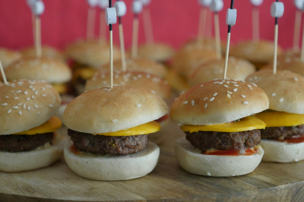 cheeseburger slider bar