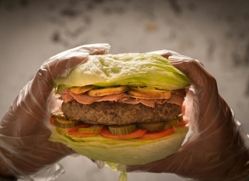 Ingredients for making a gluten-free holiday burger at home — Gluten-Free Holiday Burgers Las Vegas