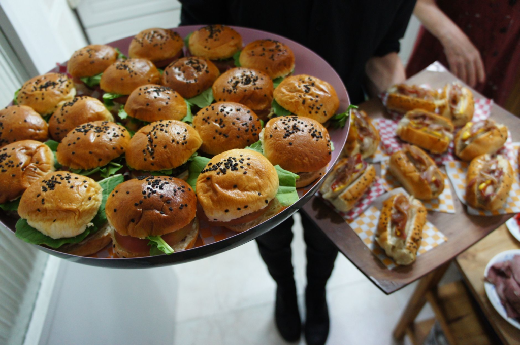 A colorful platter of assorted vegan burgers, highlighting different ingredients and styles. — best vegan burgers Las Vegas