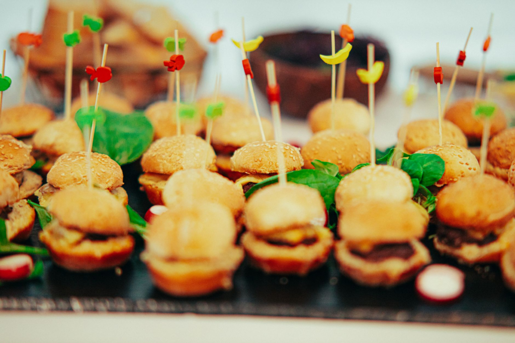 A colorful platter of sliders from The Cosmopolitan showcasing different flavors. — gourmet burgers Las Vegas