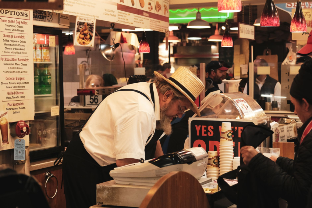 An interior view of Capriottis Sandwich Shop showing a bustling atmosphere. — hidden gem burgers Las Vegas