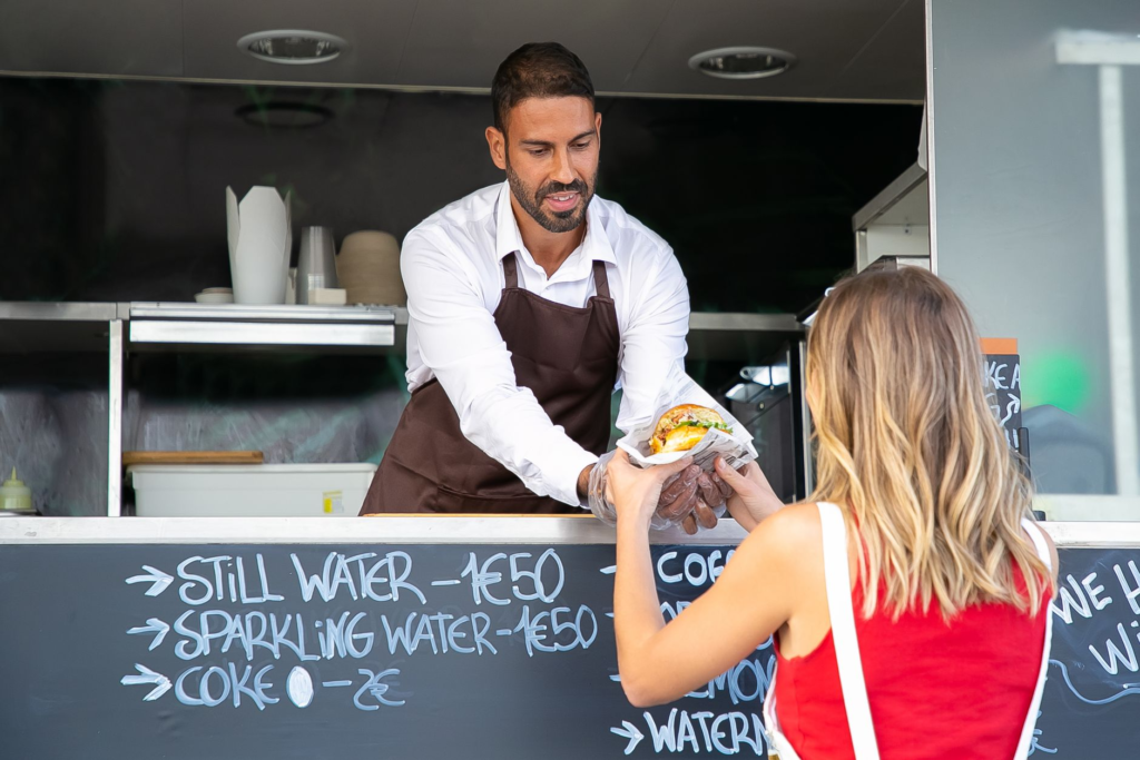 A food truck serving unique burger creations on the Las Vegas Strip. — history of burgers Las Vegas