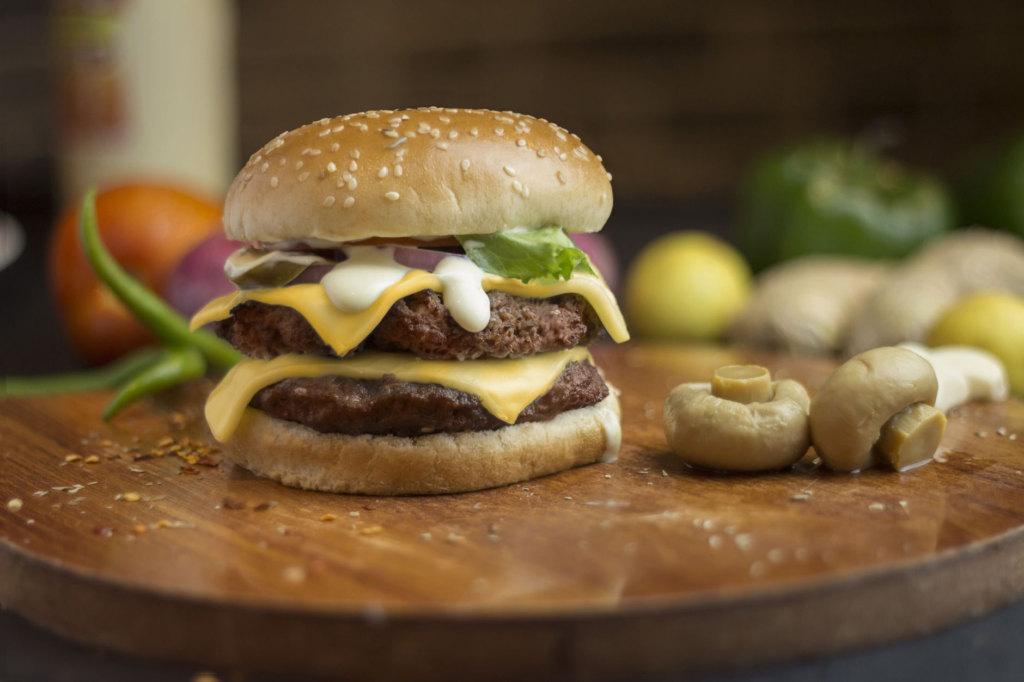 A mouth-watering local burger stacked high with fresh ingredients — Las Vegas burger chains vs locals