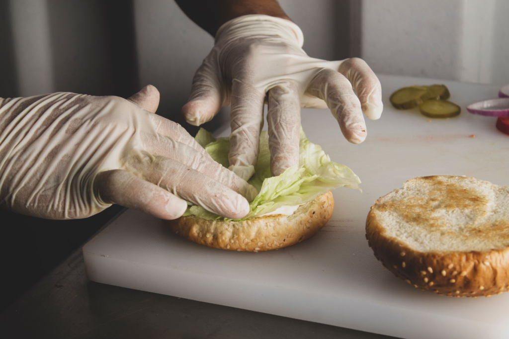 Image of a delicious Fatburger ready to be served — burger chains Las Vegas
