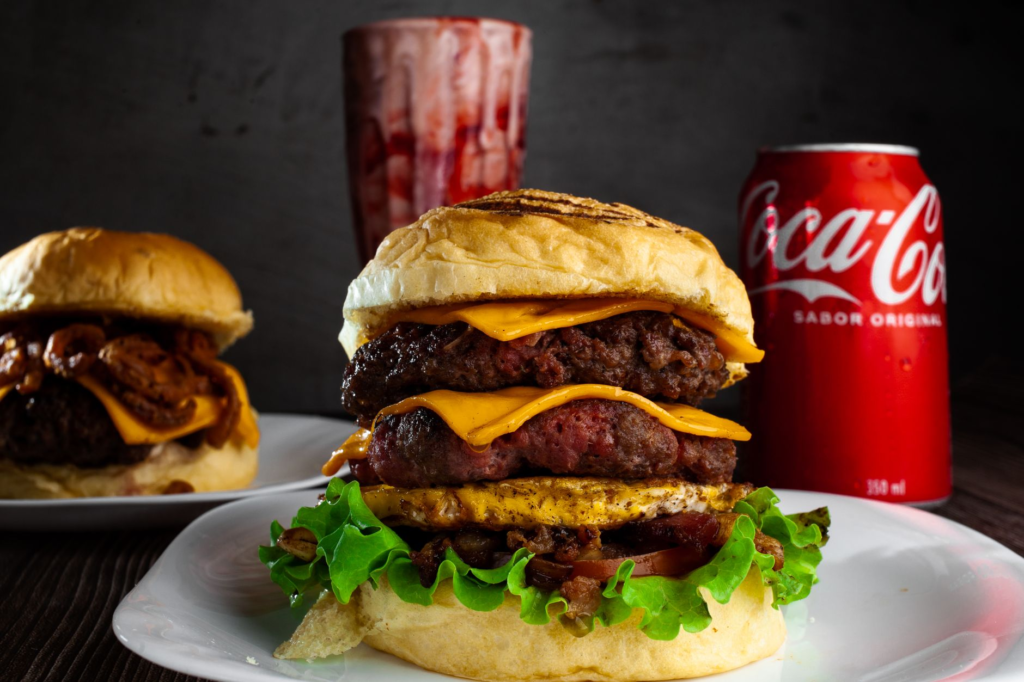 Image of a gourmet burger from Shake Shack — burger chains Las Vegas